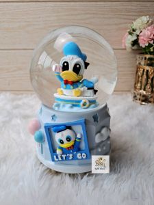 Snowball Kotak Musik Bola Kristal Salju Princess Snowglobe Hadiah Ultah