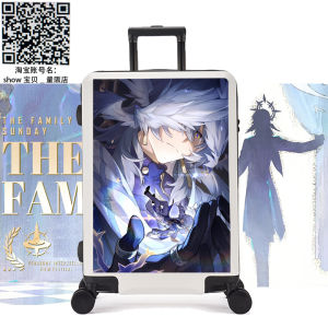 24 Inch Luggage Student Dormitory Yellow Sand Gold Card Kavka Badminton Bag Fashion Trend ABS PC Material Zipper Closure