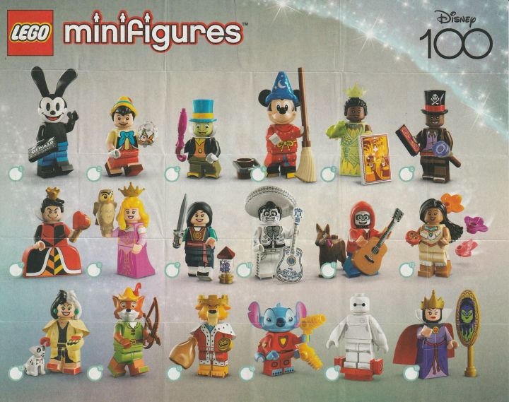 LEGO 71038 DISNEY 100 SERIES COLLECTIBLES MINIFIGURES 2023 CMF