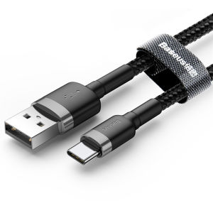 BASEUS | Baseus USB C Cable Type C Cable for Samsung S20 S10 Qucik Charge 3.0 USB C Cable Phone Wire Cord USB Type C Cable for Xiaomi