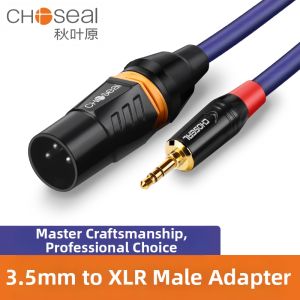 Choseal | 3.5mm to XLR Male Audio Cable for Phone and Computer Sound Card 5m
