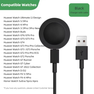For Huawei Watch Charger Magnetic Charger  GT6 GT5 GT4 GT3 Pro Cyber Runner GT 2022 Watch 5 4 3 Ultimate Buds