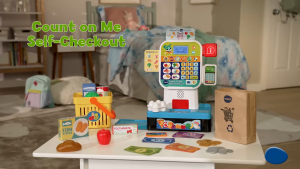 VTech® Count On Me Self-Checkout™ | Grocery Play Cash Register Toy for Kids Ages 3-6