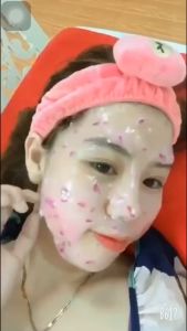 MẶT NẠ COLLAGEN CÁNH HOA HỒNG CAO CẤP dùng trong spa thẫm mỹ viện!