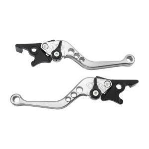 Có Thể Điều Chỉnh Đòn Bẩy Phanh Xe Máy 6 Vị Trí Đĩa Đôi Hợp Kim Nhôm Cho Kawasaki Honda Yamaha KTM Phụ Kiện Đa Năng