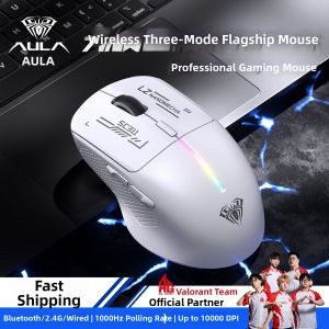 AULA | Bluetooth Wireless Wired Tri-Mode Gaming Programming Mouse