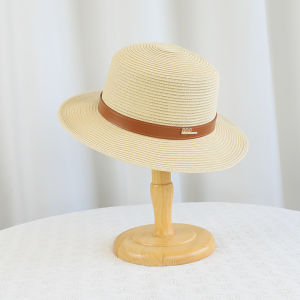 Summer Beach Straw Hat Womens Sunade Flat Top St Hat Bucket Hat Gift Hat Sun Protection Hat Casual Sle Large Brim Hat