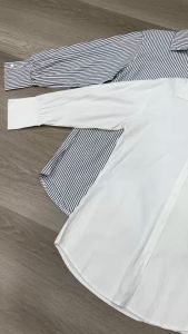 SV 6395 - Basic Shirt Dress | Silvervogue | Gaun Katun Poliester Mini Pakaian Wanita