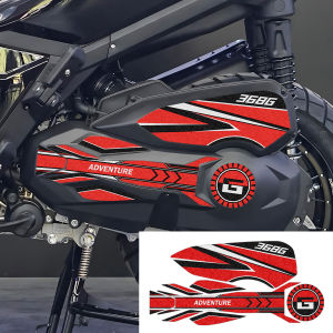 For ZONTES 368G 368 G 2024 Motorcycle Chain Cover Frosted Stickers Moto Scooter Body Decor Modification Accessories Decals Kit
