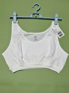 Ladieswear AB Underwear Bra Pure Cotton Middle-Aged and Elderly Vest-Style Undershirt Plus Size Grandma Bra S902