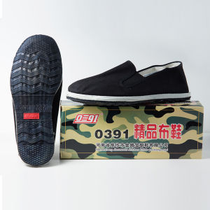 Shoes for the Old Mens Old Beijing Cloth Shoes Spring and Summer Middle-Aged and Elderly Casual Father Single Shoes Breathable and Loose Large Size Dad Mens Shoes