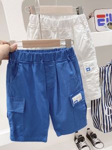 Boys Shorts Summer Thin 2024 New Arrival Children Pure Color Half Pants Fifth Pants Casual Childrens Clothing Middle Pants Fashion