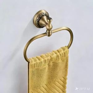 ELLEN HOMEDECOR Bộ Phụ Kiện Phòng Tắm - Hộp Đựng Giấy Vệ Sinh Bằng Đồng Giá Treo Khăn Bằng Kim Loại Chải Xước Phần Cứng Phòng Tắm Bằng Kim Loại Chải Xước