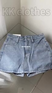 Size 24-39 A-Line Denim  Skorts for Women Korean Style Fashion Casual skirts Simple Anti-glare Short Pants