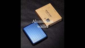 Ögon Designs Stockholm V2L Extra Capacity Large Smart Case Wallet Aluminium Card Case Cardholder Wallet Cardholder RFID Protection Water Resistant Made in France