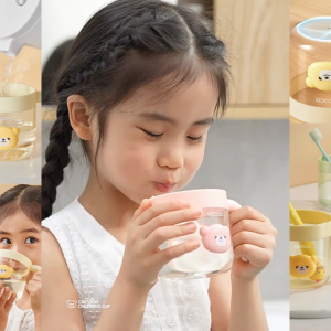 ECOCO Wash Cup Children - Gelas Kumur Anak Cangkir Sikat Gigi Gelas Anak Transparan Cup Anak Serbaguna Tempat Kumur Anak Gelas multifungsi untuk kamar mandi Untuk kumur sikat gigi atau tempat sikat