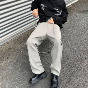 Cleanfit Trắng Chân Thẳng Nam Quần Mùa Xuân Thời Trang Thương Hiệu Drapey Cao Cấp Đẹp Trai Thoải Mái Quần Tây Chân Loe Dài