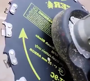 9inch 20T Bilah melingkar mesin pemotong rumput Aksesori alat pemotong rumput / menebal bilah gergaji rantai melingkar baja