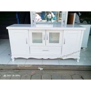 Buffet / Meja Tv Diswar Klasik Modern Kayu Keras Awet Anti Air Meja Ruang Tamu / Bufet TV / Diswar