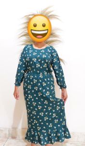 (COD) DRES VANESA LONG KOREAN STYLE BAJU MUSLIM