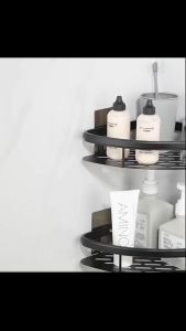 bathroom stand wall mounted organizer Shower Corner Shelf No Drilling bathroom shelf Wall Mounted