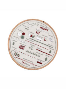 Bộ Sưu Tập Cơ Bản Về Kỹ Thuật Thêu Giáng Sinh Cho Người Mới Bắt Đầu (bộ Phim Hướng Dẫn Kèm Theo) Vật Liệu Thêu DIY