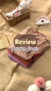Dress Anak (2-5th) Crinkle Dress By Candy