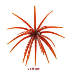 Mồi Câu Giả Dạng Nhím Biển Mềm 2 Cái 11cm/9g Nổi Trên Mặt Nước Dùng Câu Cá Tráp Cá Chó Cá Vược Cá Mú Câu Biển Câu Sông.