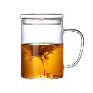 Durable Cute Heat-Resistant Tea Glass