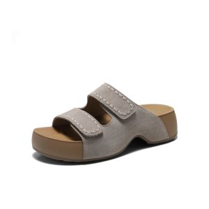 Belle | Height Increasing Velcro Strap Women Summer Shoes