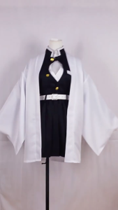 Kanroji Mitsuri Cosplay Costume Anime Demon Slayer Kids Cosplay Outfit Halloween Kimono Clothes