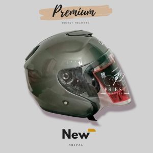 Helm Kyoto/ Osaka centro Merk PRIEST ( Paket Ganteng ) BARU Half face SNI KYT GM JP Centro