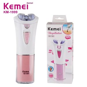 Kemei | Máy Nhổ Lông Điện Kemei KM-1999 Dành Cho Nữ Dùng Pin Khô Loại Bỏ Lông Mặt Body Nách Chân - Loại Bỏ Vật Lý