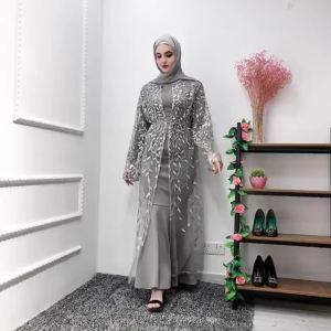Ramadan Open Abaya & Muslim Hijab Dress