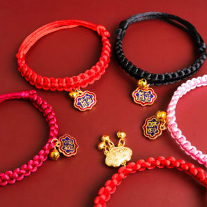 Dây Đeo Cổ Thắt Lưng Dệt Cho Chó Mèo Năm Mới Trang Trí Cho Chó Và Mèo Nhỏ Có Thể Điều Chỉnh Dây Đeo Cổ Bằng Dây Thừng