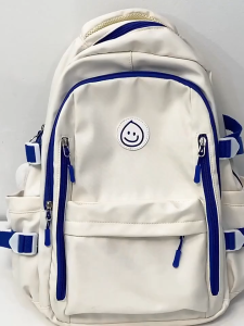 Schoolbag Korean Style Girls Large Capacity Junior High School College Student Backpack Simple Portable Computer Travel Backpack
