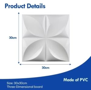 PAKET 10 PCS || Wall Panel 3D Dekorasi Dinding PVC Timbul Wallpaper Dinding Ruangan Kamar Latar Belakang TV Aesthetic