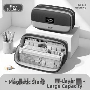 MINGZHUO | Magnetic Large Capacity Stationery Pouch