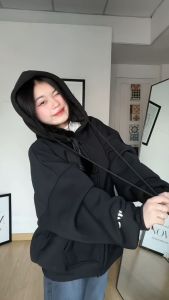 Áo Khoác Hoodie ZIP dây kéo  Phản Quang 3 màu cơ bản chất vải nỉ bông dày dặn form rộng bigsize khoác ngoài - SHOP MAYLAN