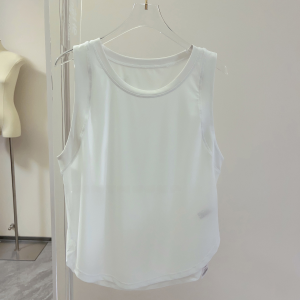 New Yoga Vest Women Loose Mesh Splice Sport Thin Breathable Quick Dry Cover up Fitness Clothes Top Moisture Wicking Ultra Stretch Nylon