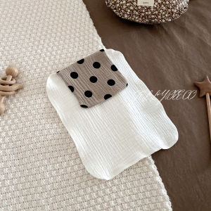 Nordic Style Baby Sweat Absorbent Towel Pure Cotton Fabric Kindergarten Boys Sweat Barrier Scarf Childrens Bath Towel