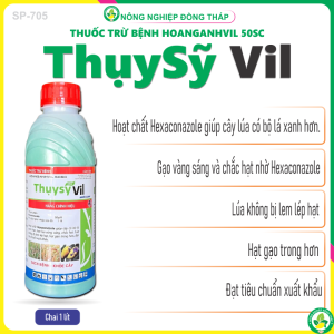 Thuốc trừ bệnh HOANGANHVIL 50SC – Thuỵ sỹ Vil – Nước Xanh – Sạch Bệnh Khỏe Cây (Chai 1 lít)