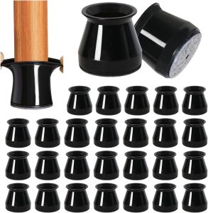 8/16/28PCS Silicone Chair Leg Caps Non-Slip Prevent Scratches Silent Hardwood Floor Protector Waterproof Felt Furniture Feet Pad