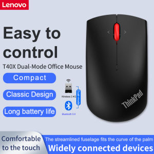 Lenovo | Wireless Mouse Lenovo ThinkPad T40X Dual-Mode Mouse Office Mouse Black Bluetooth Mouse Wireless USB Mouse