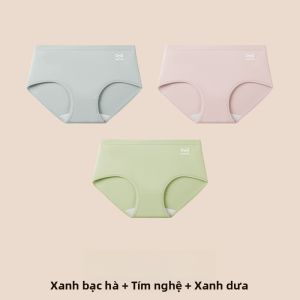 Quần lót tam giác MiiOW nữ làm bằng cotton cạp vừa kháng khuẩn