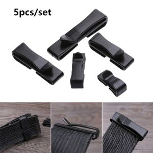 5pcs Molle Webbing Buckle Camping Hiking Outdoor Military Attach Strap Belt End Clip Adjust Keeper Tactical Backpack Bag Buckles
