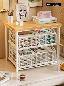 MENGBINFEN | Expandable Multi-layer Book And Stationery Shelf