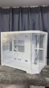 VỎ CASE MÁY TÍNH VSP X2 LUXURY PLUS | M-ATX NO FAN | BLACK / WHITE | Bảo hành 12 Tháng