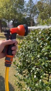 Garden Water Gun Hose Nozzle w/coupling Household Car Washing Yard Water Sprayer Pipe Tube Nozzle