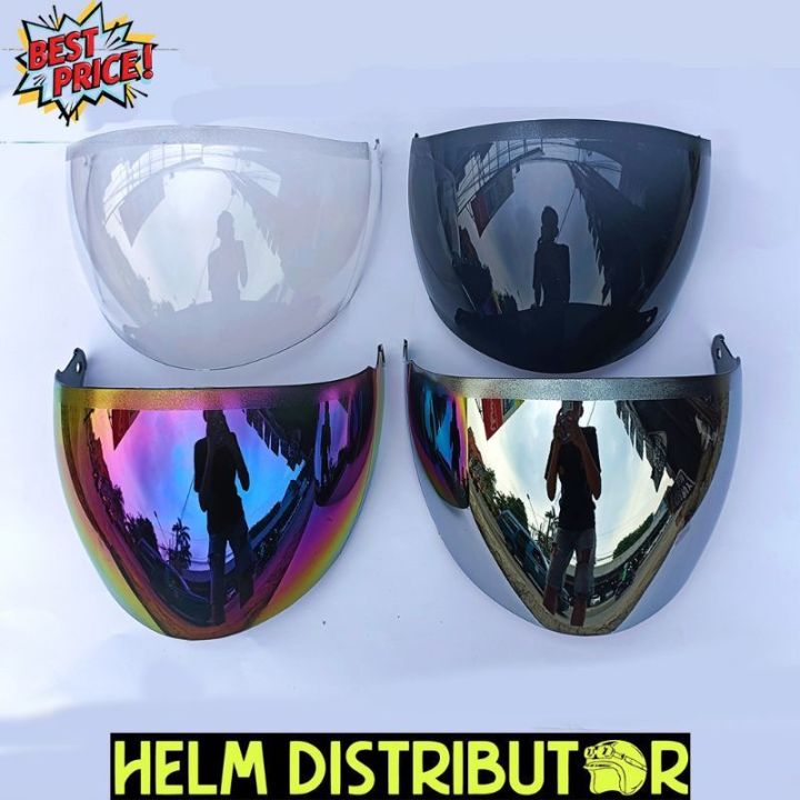 Kaca/ Visor untuk helm GM Fighter, GM Evo, GM Evolution, GM Icon, NHK R7 dll